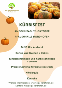 Flyer Kürbisfest