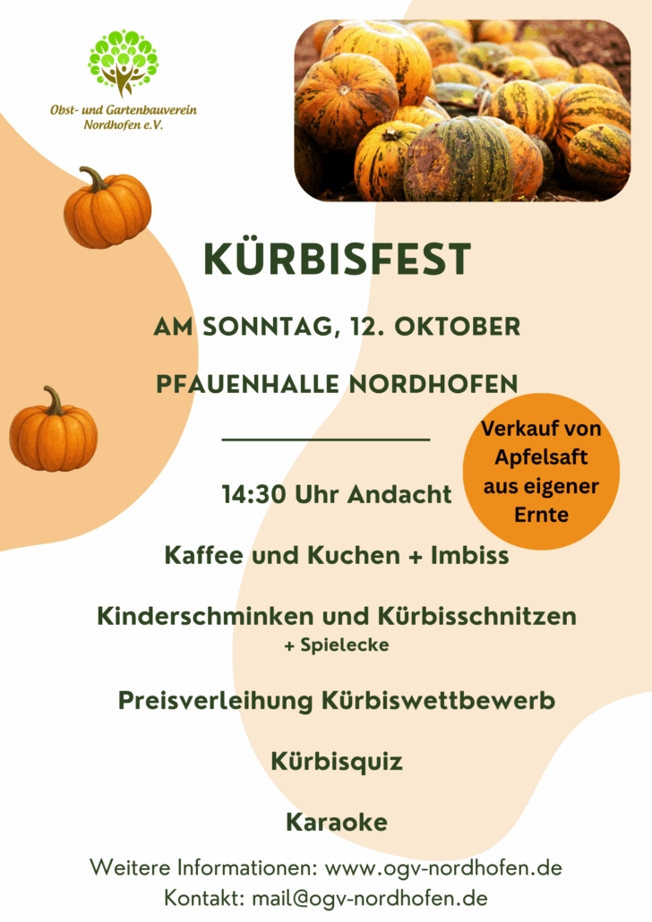 Flyer Kürbisfest